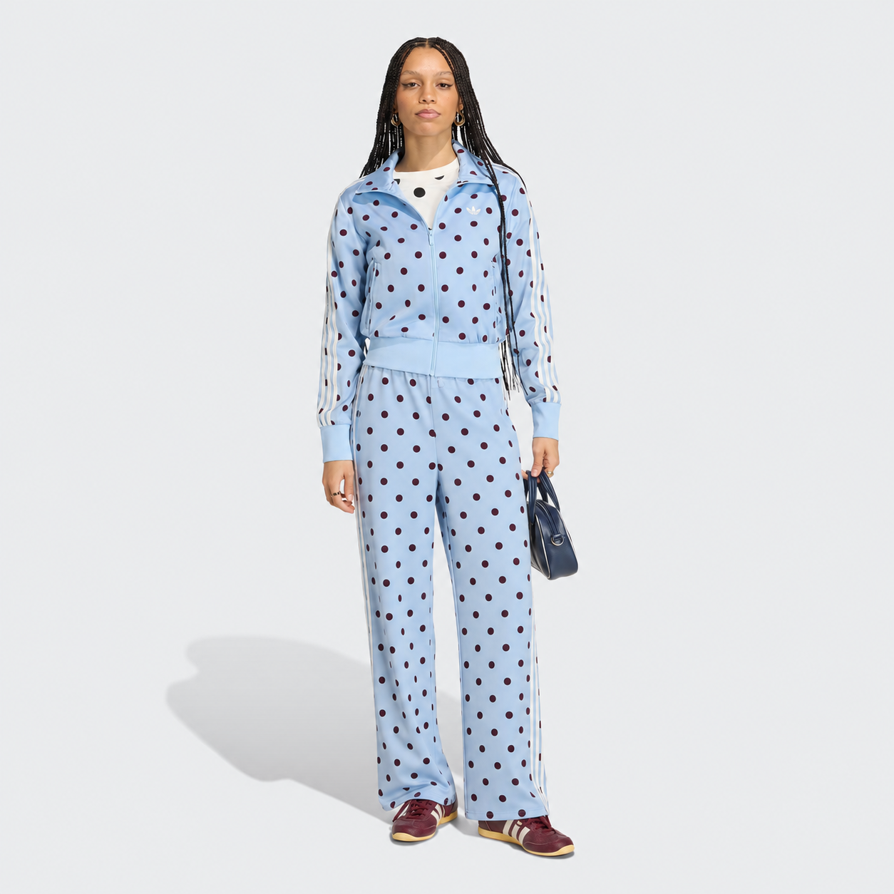 Adidas Polka Dots Satin Track Set (Limited Edition)